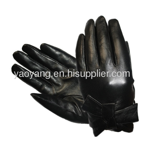 good style and high quality ladies leather glves