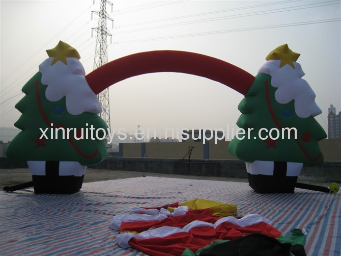 Inflatable Christmas Tree Arch, Christmas Decoration