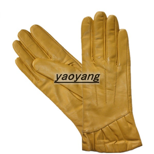 good style and high quality ladies sheep leather gloves