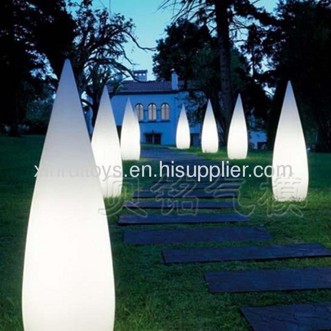 Colorful Inflatable Decoration Lighting Cone