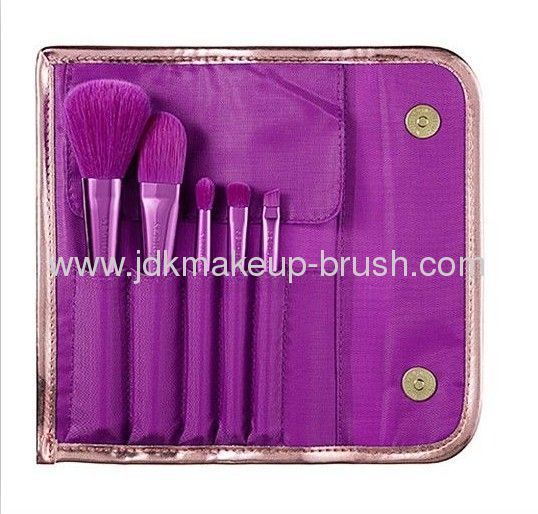 Fantastic 5pcs Skinny Makeup Brushes with Purple