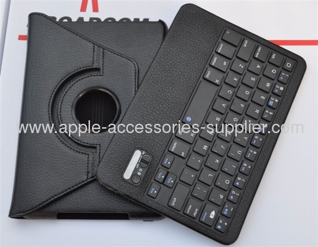 Bluetooth keyboard leather case foriPad mini keyboard case for iPad mini 
