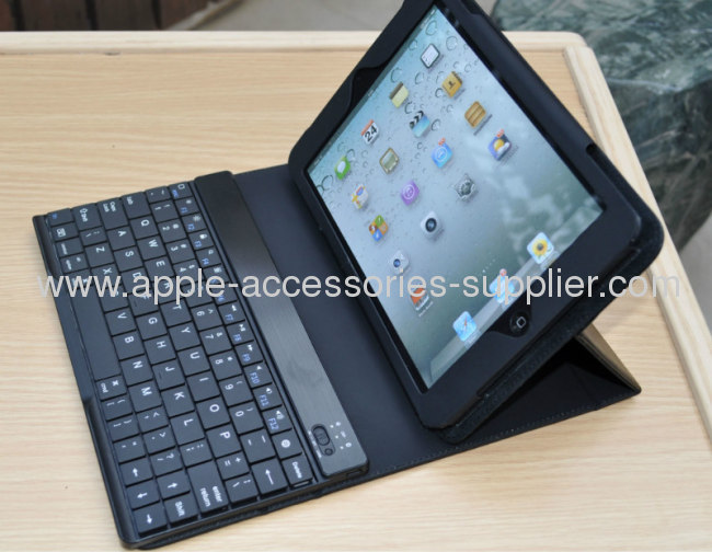 Bluetooth keyboard leather case foriPad mini keyboard case for iPad mini 