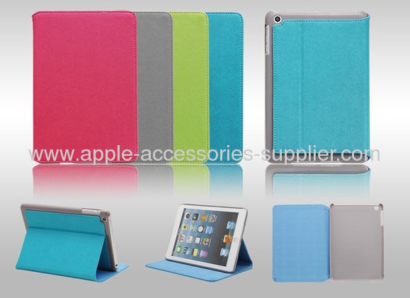 iPad mini stand case 2 way folding case for iPad mini Slim leather case for iPad mini