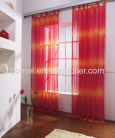 polyester organza window curtain 