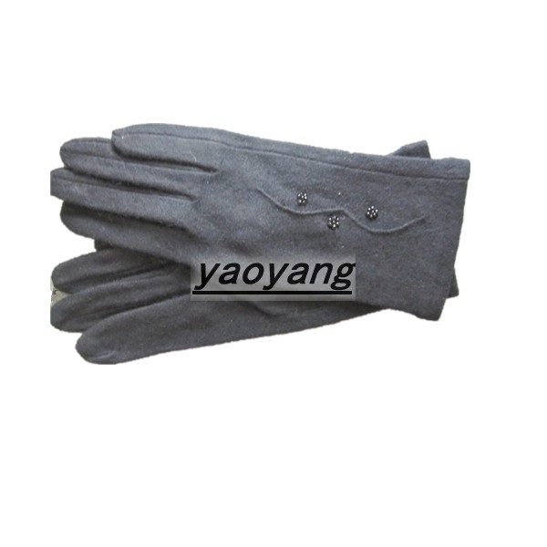 fashion style and high quality ladies wool gloves 