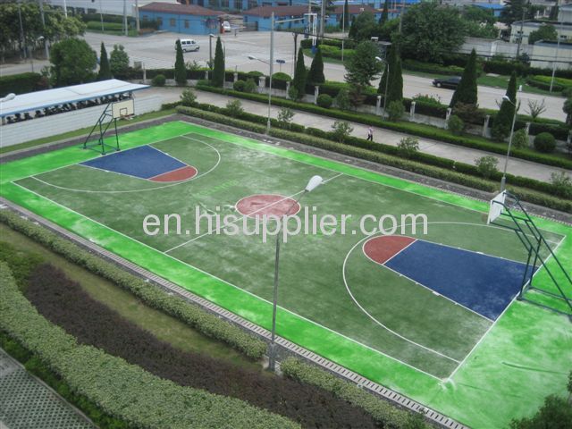 высокое качество искусственной травы для баскетбольной площадки