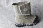 Customized Mens WintervWarm Felted Wool Boots, Boys Snow Wool Felt Boots
