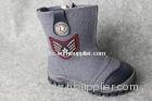 Custom Warm Snow Felted Wool Boots, Sheep Wool Ankel Boots with European size #36~#45