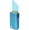 Blue Portable High Power GPS L1 / L2 / L3 / L4 / L5 Signal Rf Jammer For Concert Hall, Theatre