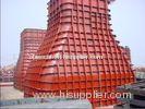 Recycled 300 * 1, 100 * 100 * 600mm Red Steel Formwork For Reservoirs, Large - Scale Stadiums