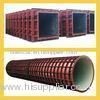Red 300 * 900 * 55, 300 * 600 * 55 Steel Formwork For Docks, Reservoirs, Large - Scale Stadiums