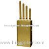 Golden Portable MULTI BANDS GPS CDMA GSM 3G Cell Phone Signal Jammer For Factory, Bank, Train