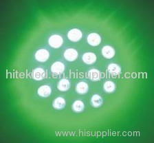 Quad LED Flat Round Par