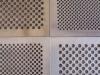 Perforated plate wire mesh