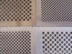 Perforated plate wire mesh