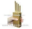 Golden Portable GPS CDMA GSM 3G Jammer Cell Phone Signal Blocking Device For Gallery, Theatre