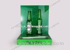 Custom Battery led lighted Liquor Bottle Display / Acrylic beer bottle display With OEM Logo