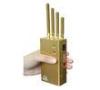 Golden MULTI Bands Portable GPS CDMA GSM 3G Cellphone Jammer For Meeting Room, Museum