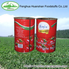 100% pure canned tomato paste from factory supplier