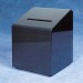 Black acrylic ballots boxes
