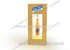 L230*W120*H510MM, rectangle magnetic LED floating bottle display with custom logo For business displ