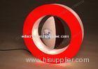 Red and Round shaped led light Magnetic Levitating Display / floating 3D logo display, L486*W136*H49