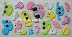 Colorful Cute Self Sticky 3D Soft PVC Puffy Googly Eyes Stickers For DIY Decoration OEM / ODM