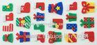 Non Woven Japan Style 3D Layered Felt Stickers Decorative Christmas Fuzzy Stickers OEM