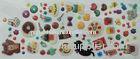 Japan Style Soft 3D Shinning Clear Epoxy Stickers Animals Cakes Cookies Sticker Paper / Paper Craft