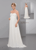 Chiffon Spagetti Straps Maternity Wedding Dress