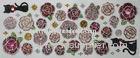 Fashion Love Laides Girls Red / Pink Rose Foam Glitter Stickers For Card, Photo Frames