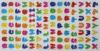 Safe Super Cute Kids 3D Dimensional Shinning Puffy Alphabet Stickers For Pencil Box