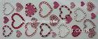 Acrylic Stone Valentine Heart Shaped Stickers, Charming Jewelry / Rhinestone Gem Phone Stickers