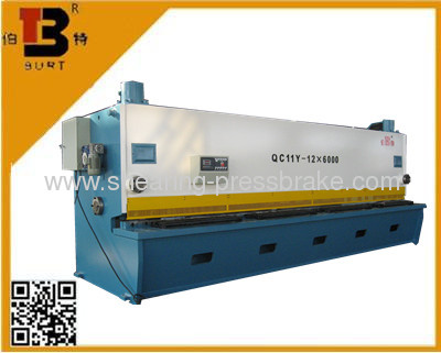 QC11Y-12*6000 metal sheet hydraulic shearing machine