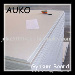 Environmental Protection Paper Faced Gypsum Board 9mm