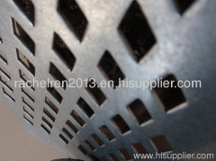 squre hole perforated plate/wire mesh/carbon steel