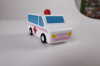 pull-back motor cars---ambulance wooden toys