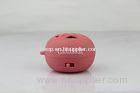 Promotional Red Mini DC 5V Hamburger Speaker / Portable Speakers For Cell Phones With Li-ion Battery