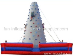 inflatable rock climbing wall