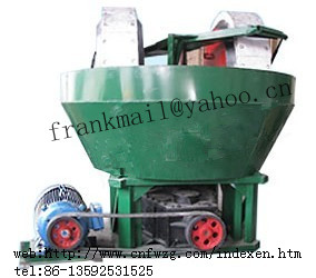 Mixing grinding pan mill