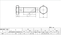 Hexagon head Gr8.8 bolt M48