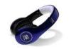 Blue Detachable Soul By Ludacris SL150BU Pro On-Ear Branded Headphones, Earphones For iPhone
