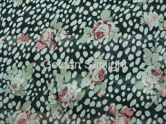 polyester floral design chiffon fabric