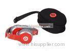 Red Deep Bass Monster Solo Hd On-Ear Beats By Dr Dre Wireless Headphones, Headset For Mp4