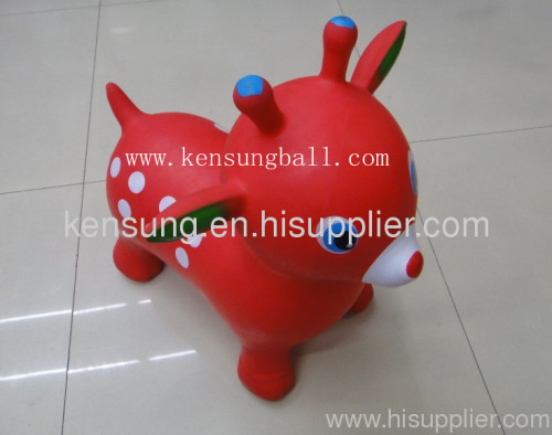 wholesale inflatable toy ride on kids ride on inflatable animals deer