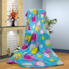 100% polyester printed soft feeling flannel fleece blanket