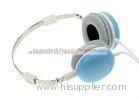 Blue ATH-FW5 Pottery Portable Stereo Gold Plated Audio Technica Portable Headphones, Earphones