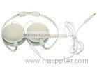 White Unique ATH-FW5 Pottery Gold Plated Stereo Audio Technica Portable Headphones For Smartphone