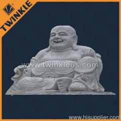 Huge white mabrle buddha